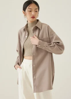 Ivara Oversized Collared Shirt