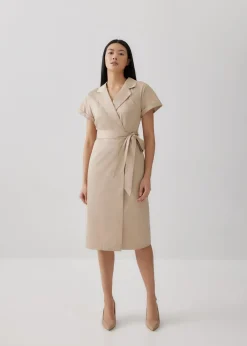 Iza Tailored Wrap Dress