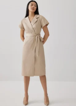 Iza Tailored Wrap Dress