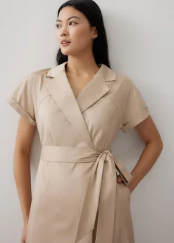 Iza Tailored Wrap Dress