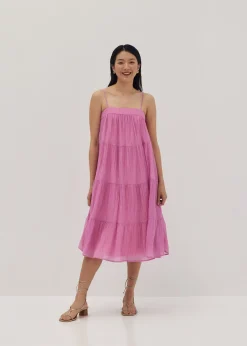 Jaimie Tiered Swing Midi Dress