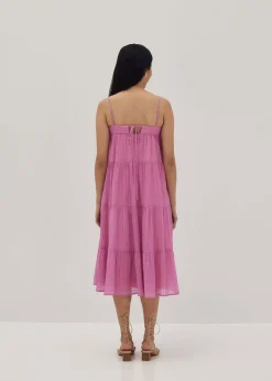 Jaimie Tiered Swing Midi Dress