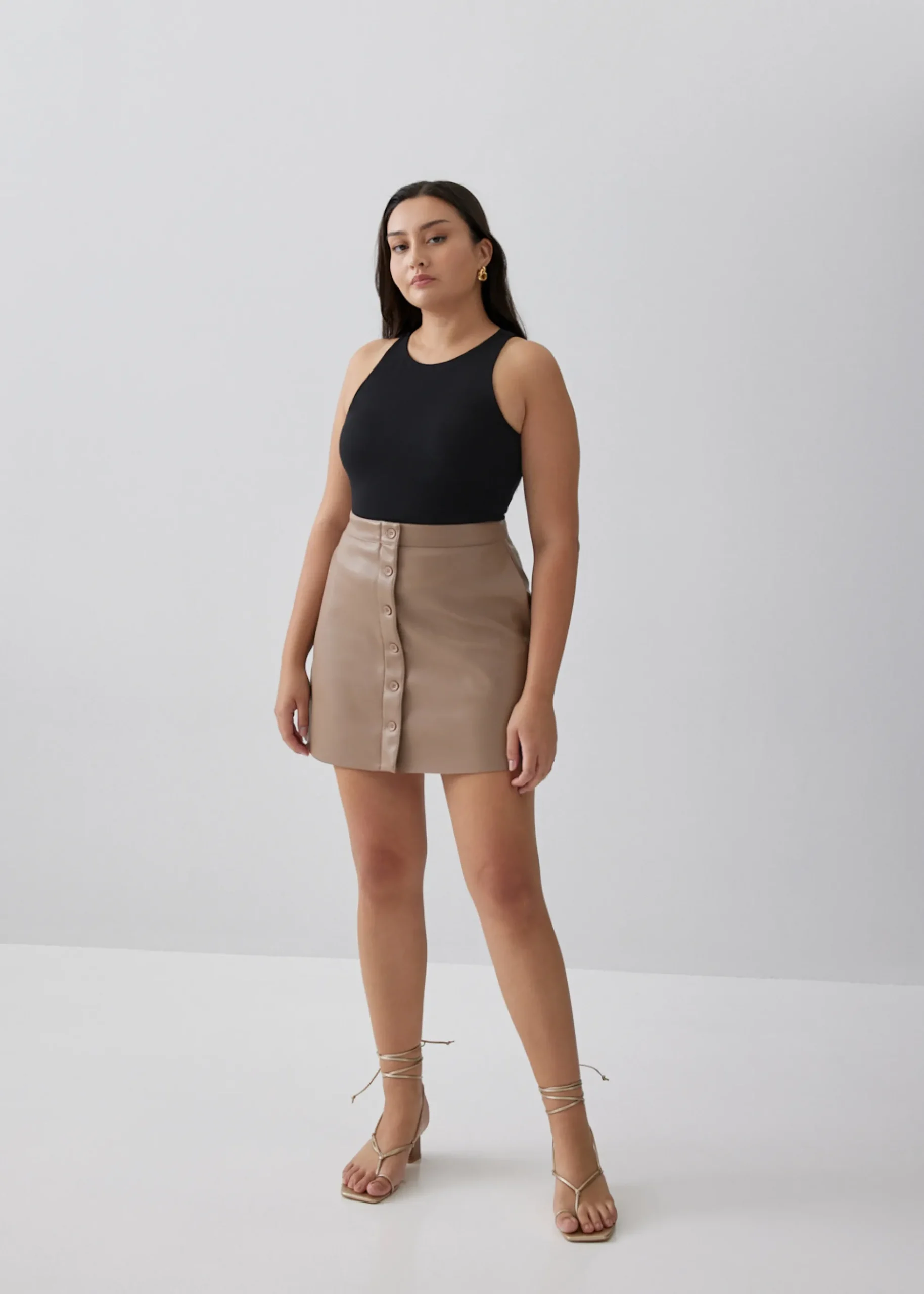 Janela Padded Jersey Tank Top