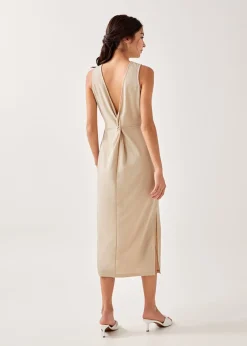 Jarlo Low Back Twist Maxi Dress