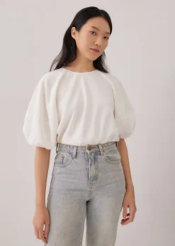 Jastine Lantern Sleeve Blouse