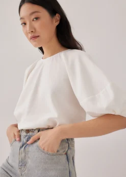 Jastine Lantern Sleeve Blouse