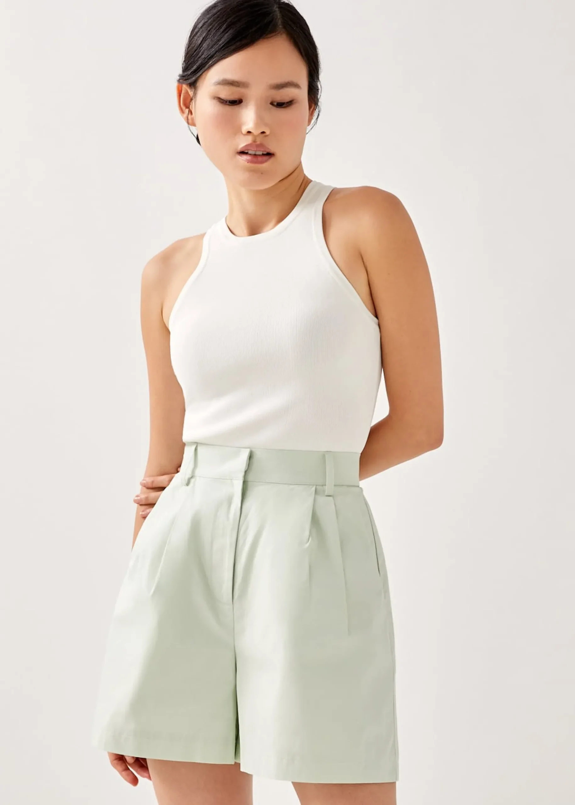 Jaymes Cut-In Knitted Tank