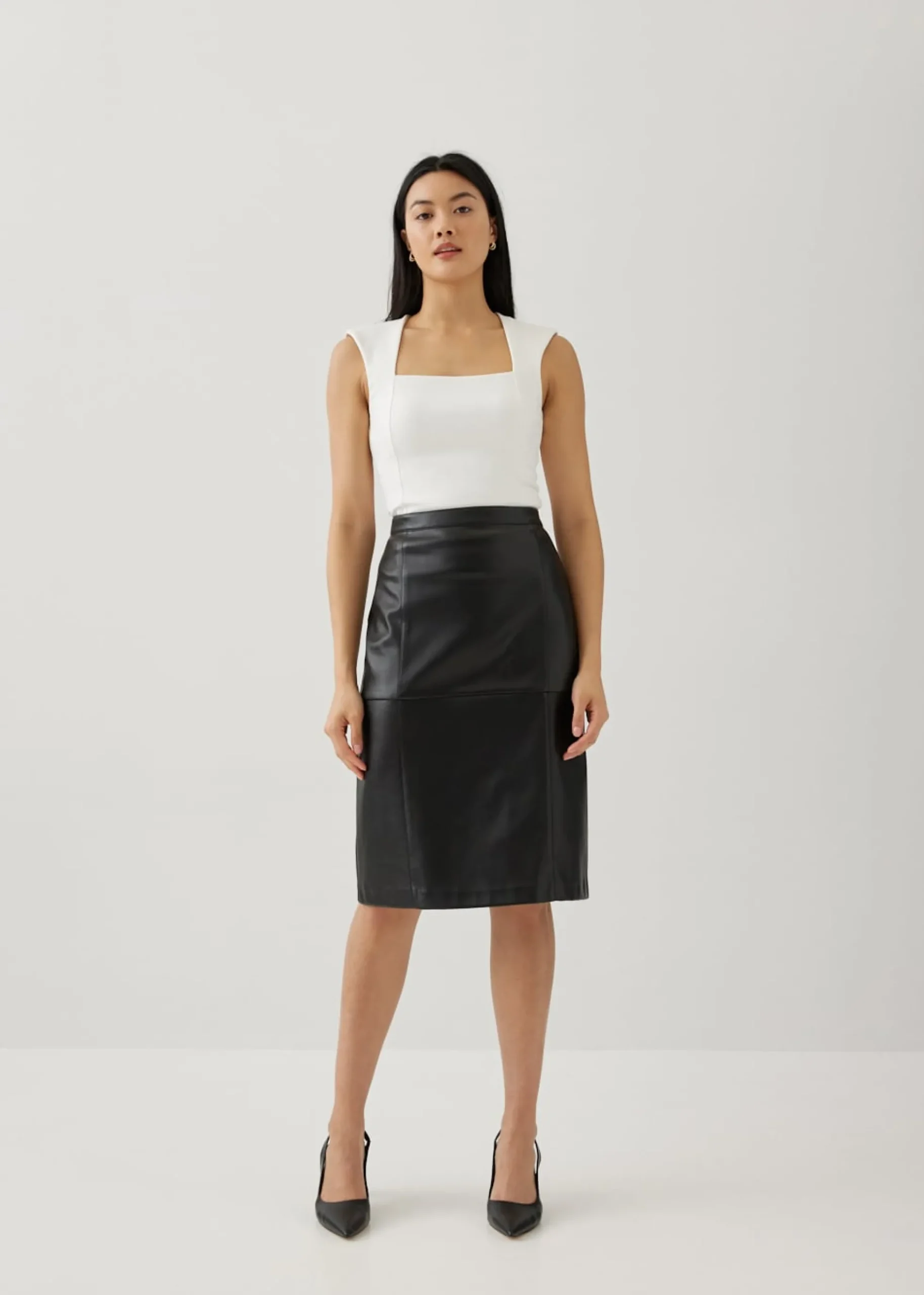 Jayne Padded Square Neck Bustier Top