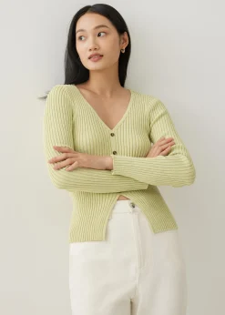 Jazmine Knit V-neck Flare Top