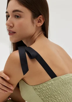 Jenica Smocked Tie Shoulder Dress