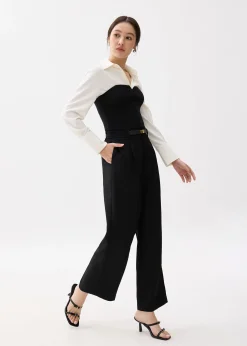 Jia Notched Bustier Top
