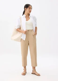 Jin Elastic Cotton Chino Pants