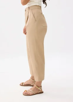 Jin Elastic Cotton Chino Pants