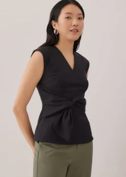 Jolina Padded Tie Waist Top