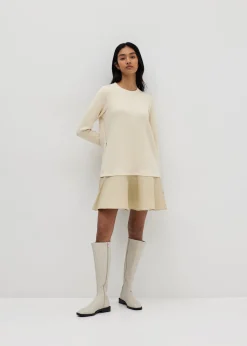 Jurni Neoprene A-line Mini Dress