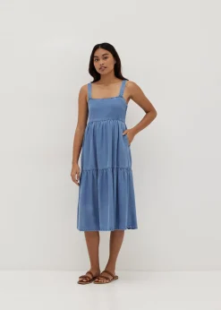 Justine Maternity Nursing Smocked Dress