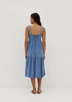 Justine Maternity Nursing Smocked Dress