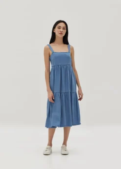 Justine Maternity Nursing Smocked Dress