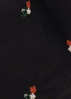 Kacee Embroidered Puff Sleeve Shirt