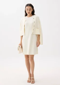 Kamil Contour Knit Fit & Flare Mini Dress