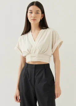 Karinn V-neck Wrap Top