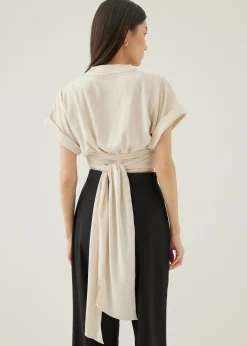 Karinn V-neck Wrap Top