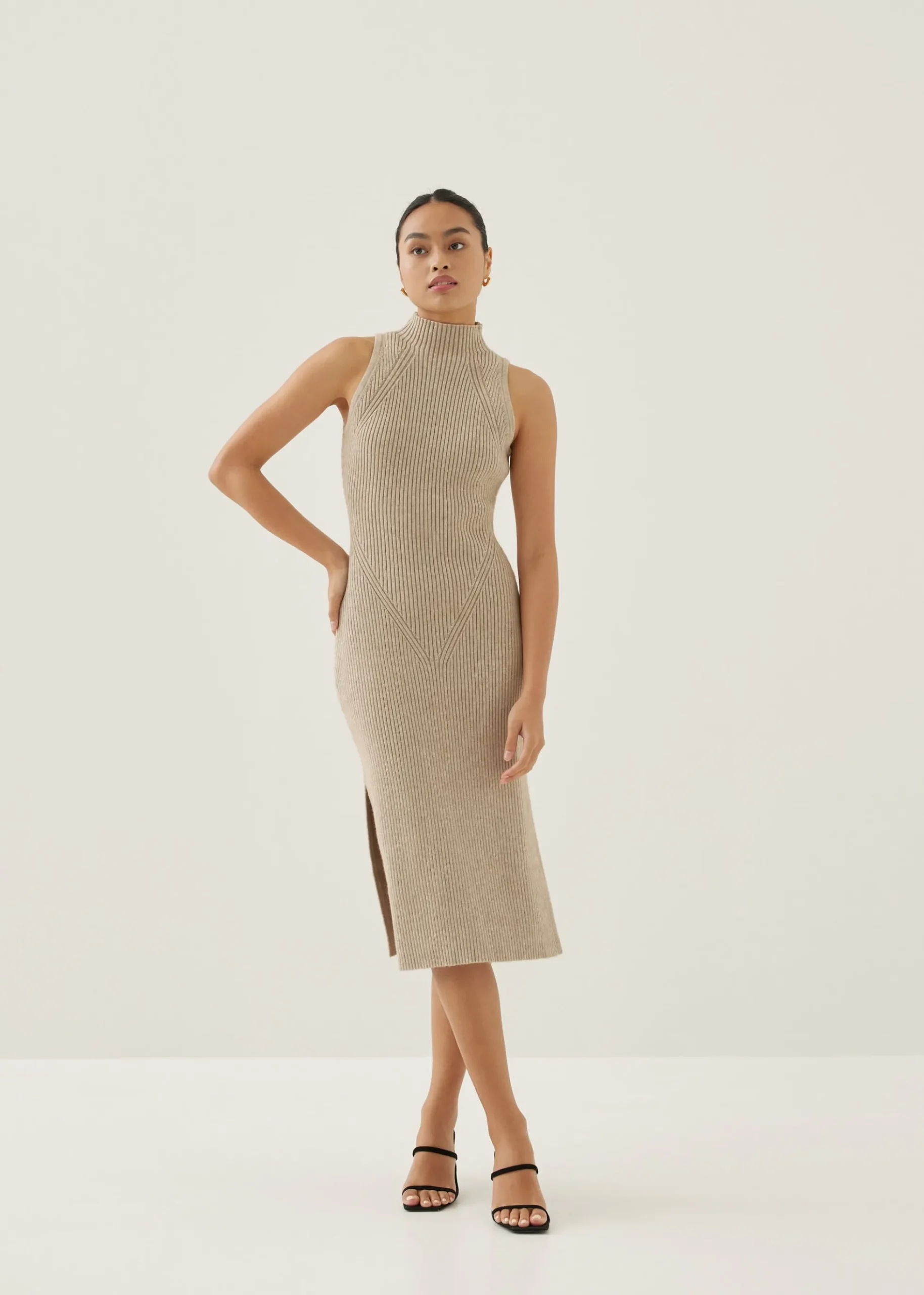 Katrin Turtleneck Midi Dress