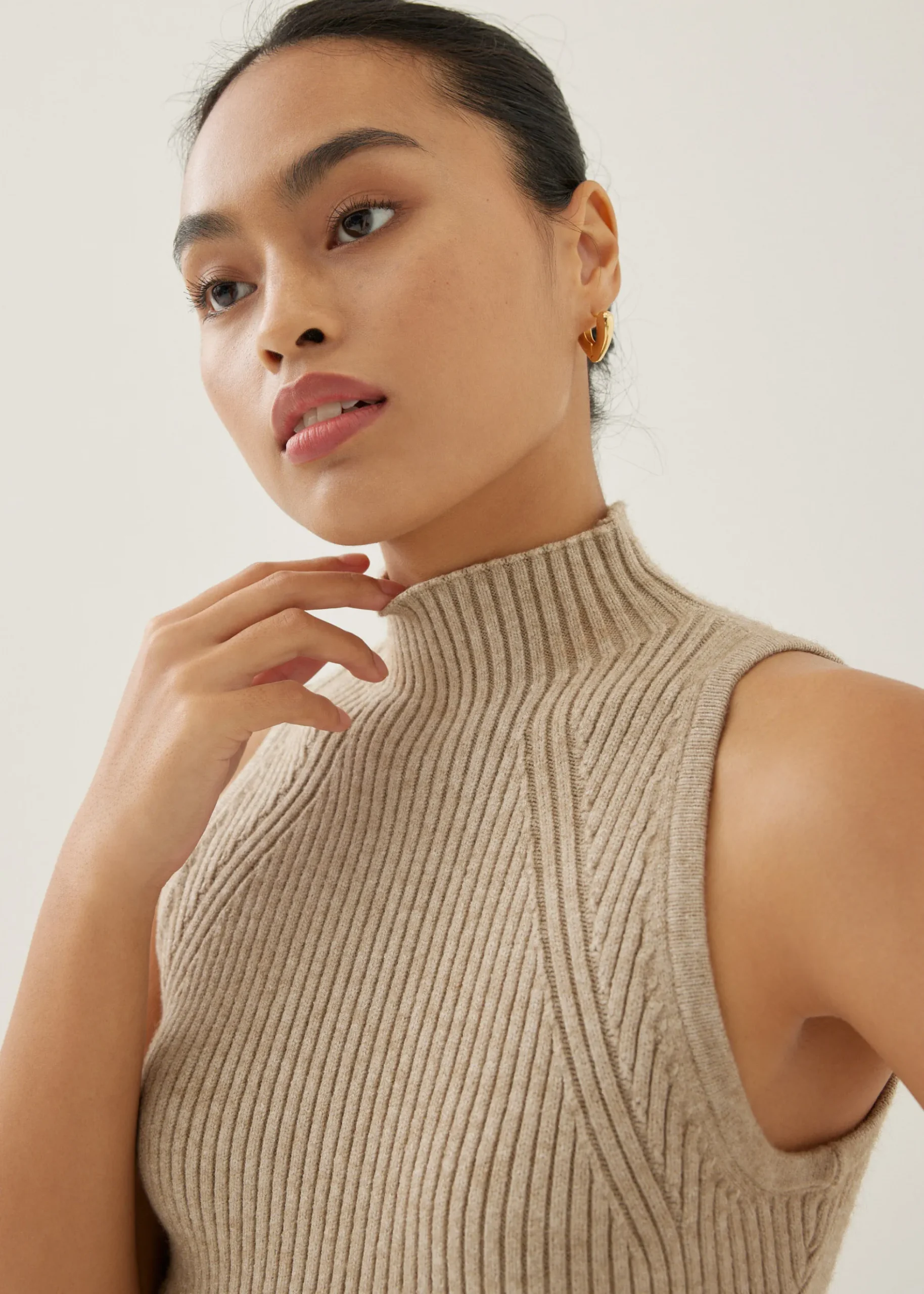 Katrin Turtleneck Midi Dress