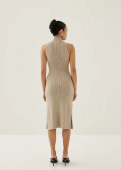 Katrin Turtleneck Midi Dress