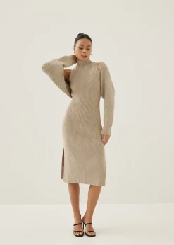 Katrin Turtleneck Midi Dress