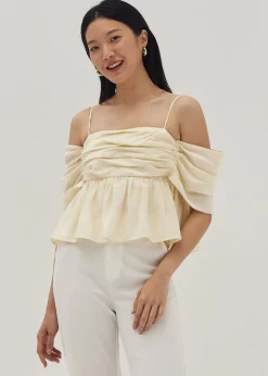 Keisha Ruched Peplum Camisole