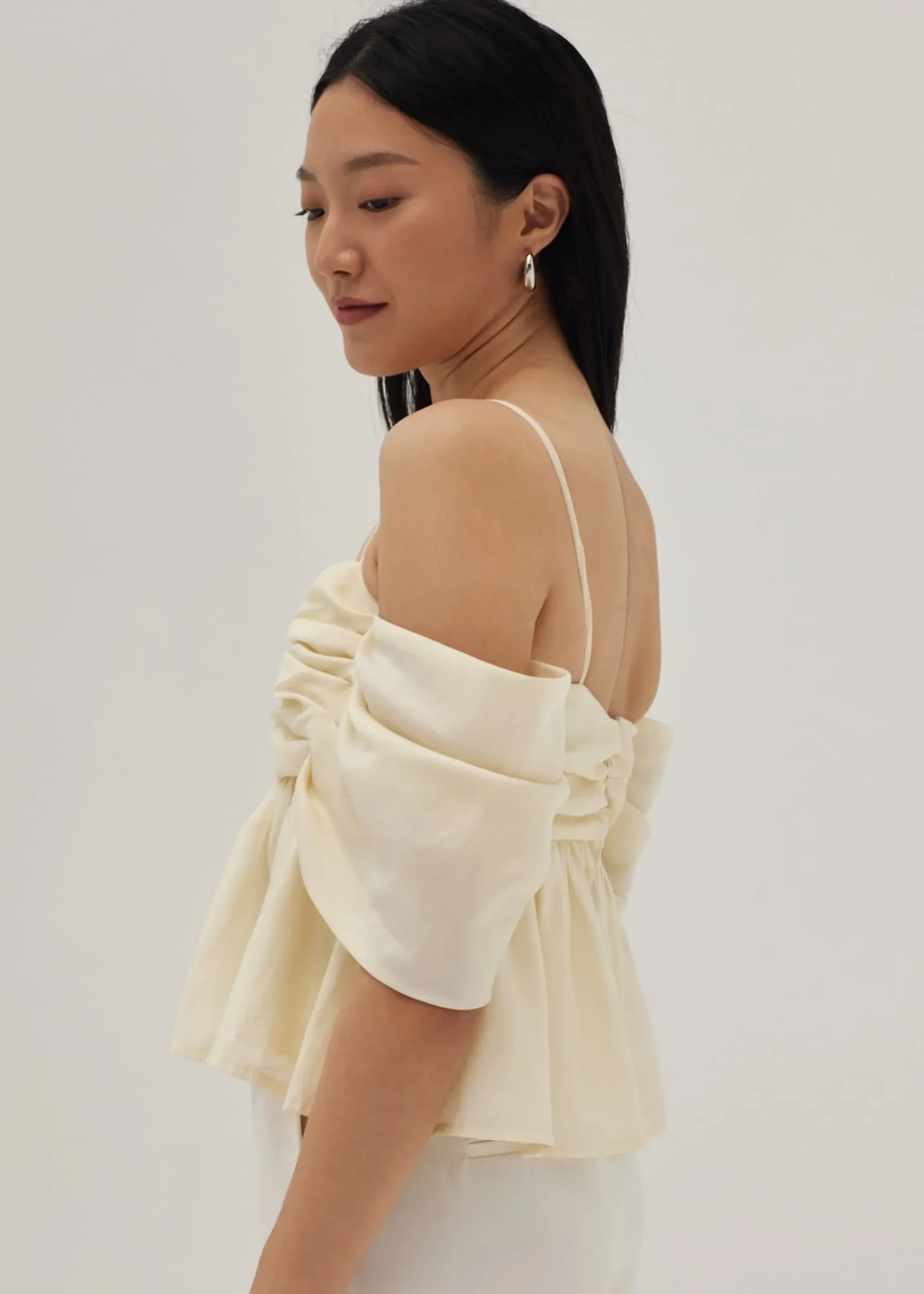 Keisha Ruched Peplum Camisole