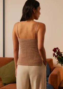 Kendra Contour Knit Camisole Top