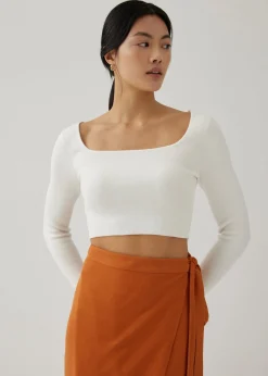 Kezia Square Neck Crop Top