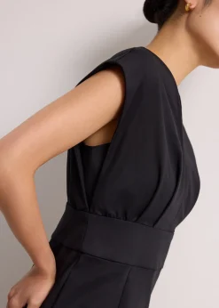 Kieun V-neck Column Midi Dress