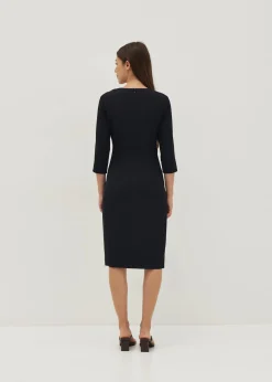 Kindra Wrap Front Bodycon Dress