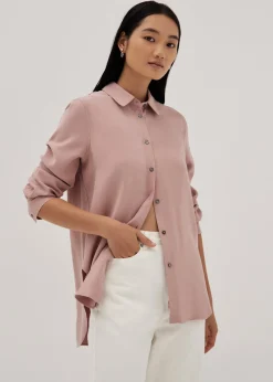 Kinslee Cuffed Sleeve Button Down Shirt