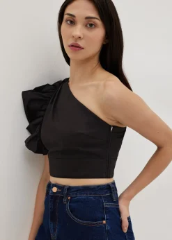 Kirsten Frill Toga Crop Top