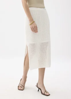 Knit Column Midi Skirt