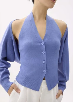 Knit Fitted Halter Neck Top
