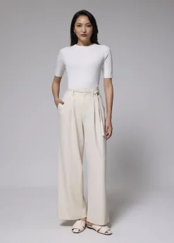 Knit Fitted Mock Neck Top