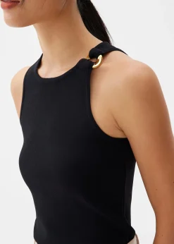 Knit Racer Tank Top