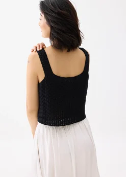 Knit Scoop Neck Tank Top
