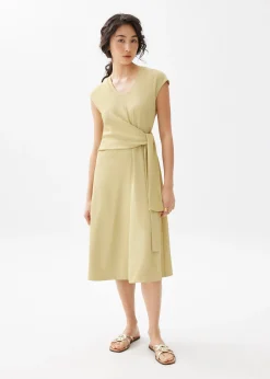 Knot Column Midi Dress