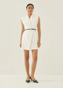 Kristela Tailored Shift Mini Dress