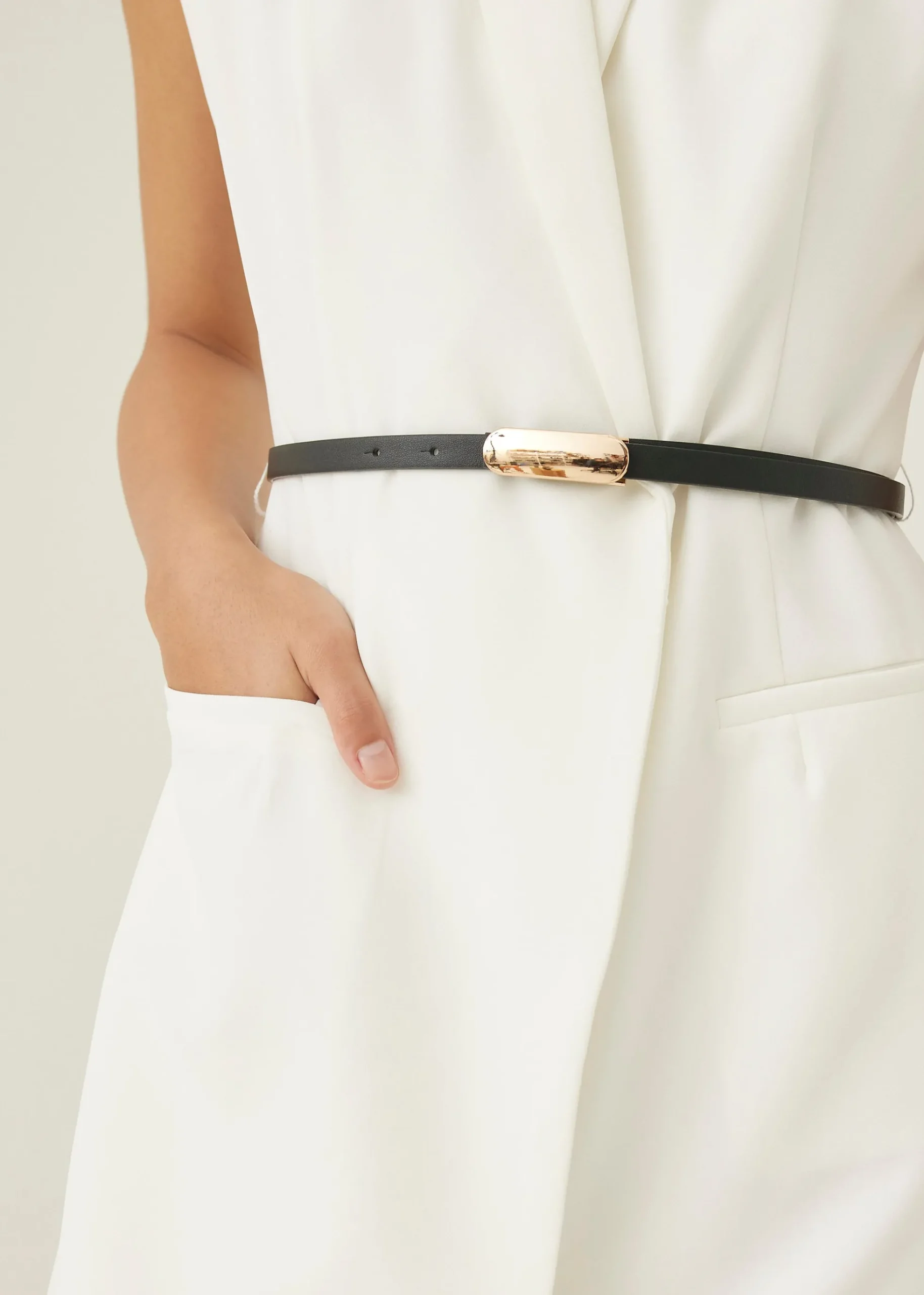 Kristela Tailored Shift Mini Dress