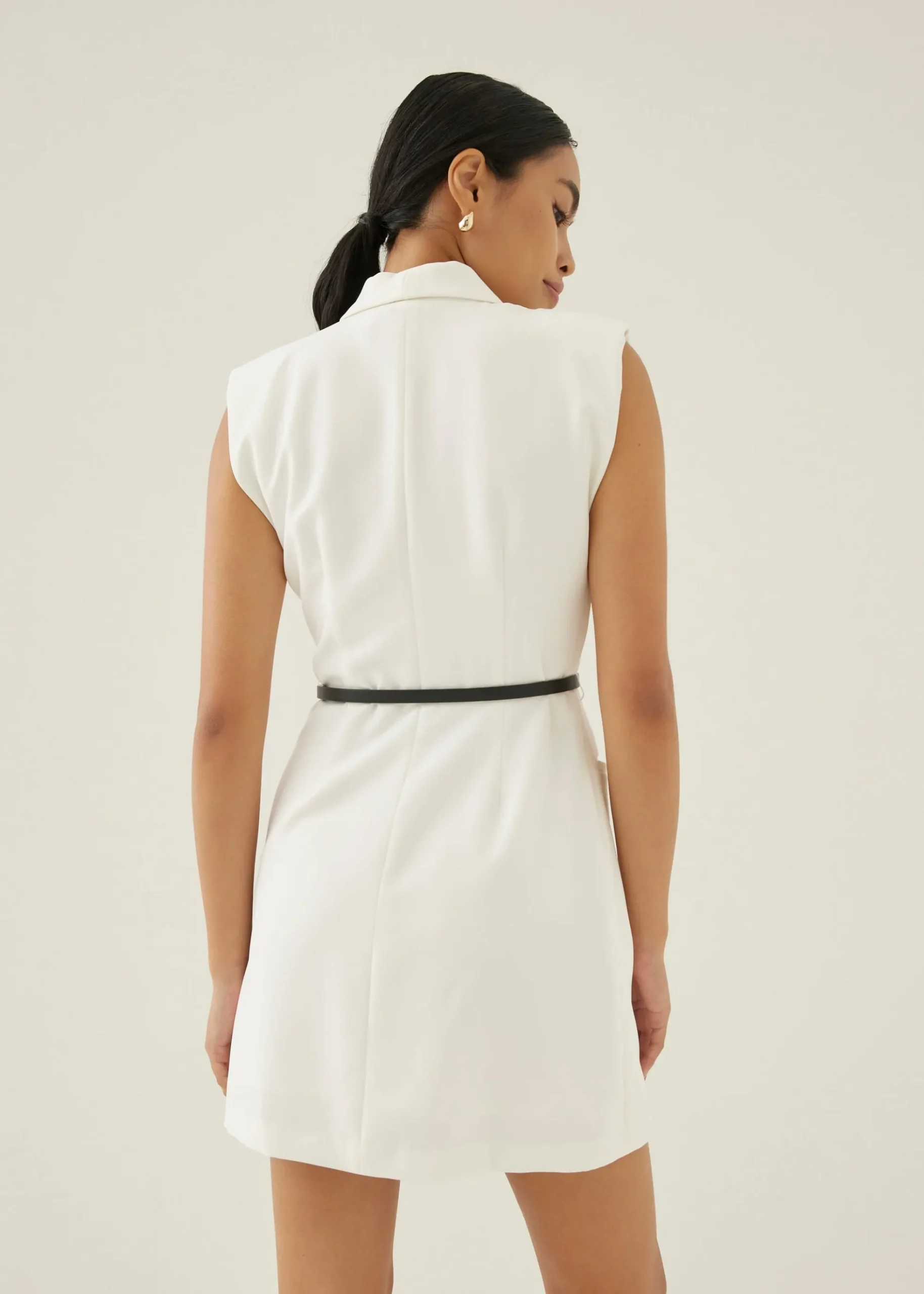 Kristela Tailored Shift Mini Dress