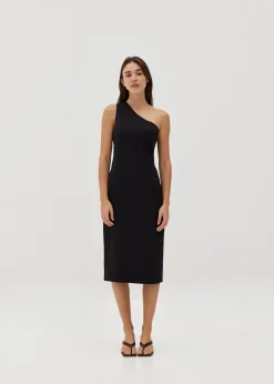 Kristina Padded Twist Back Dress