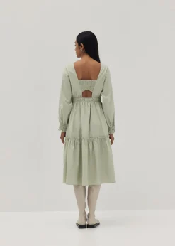 Kyline Tiered Ruched Midi Dress