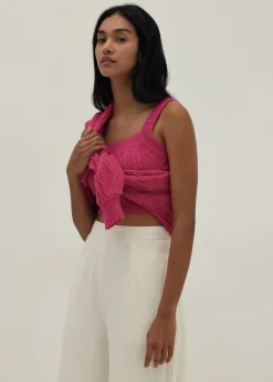 Laila Cable Knit Tank